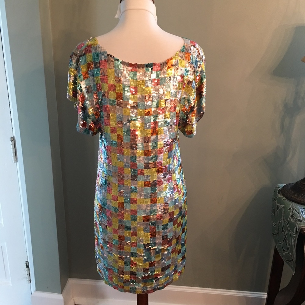 Multi Color, Sequin, French Connection Dress - image 6